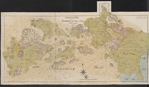 mapa, mapa antigo, Espoo
