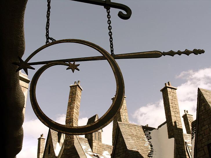 wands, Harry potter, Galtvort, slottet, veiviseren, Magic, arkitektur