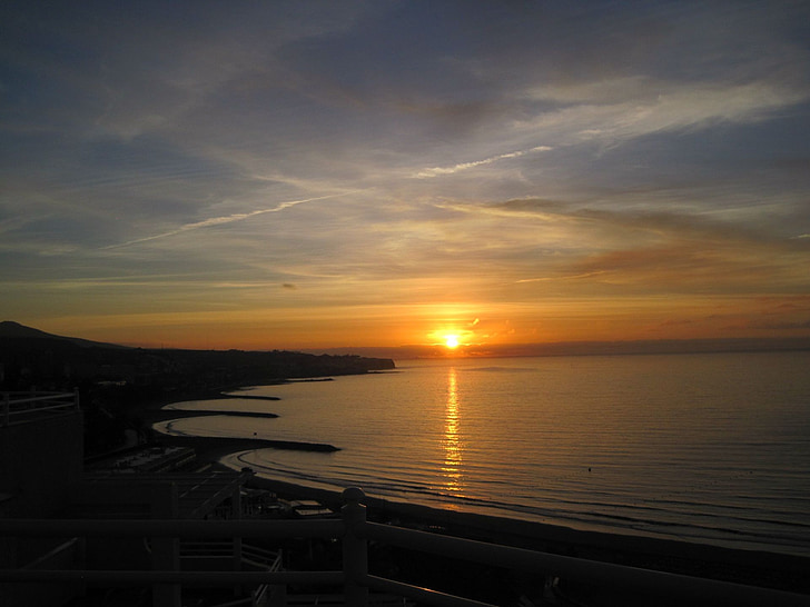 Sunset, Sea, ilta, Kanariansaaret, Gran Canarialla, Beach, Luonto