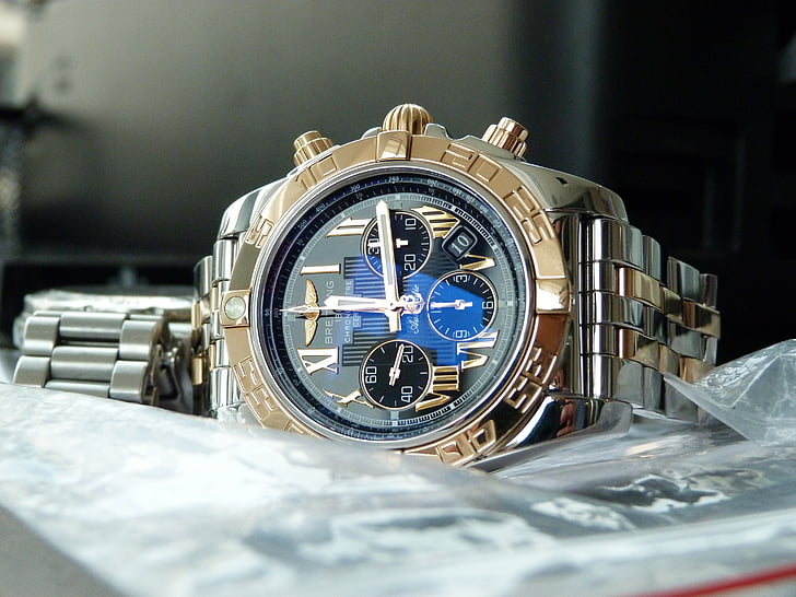 horloge, Breitling, Om te kijken, man, accessoires, arm klok, klok