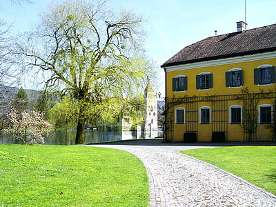 Salzburg-anif, Castle, Palace, Aed