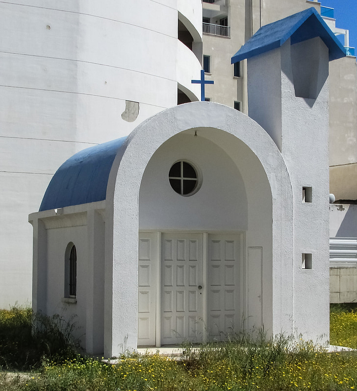 cyprus, larnaca, town, chapel, architecture