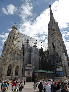 St stephen's cathedral, Dunaj, Avstrija, centru