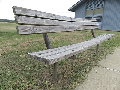 пейка, парк, дървен материал, дървени, седя, седалка, празен