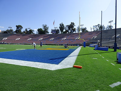rumput, UCLA, mawar mangkuk, sepak bola, Pasadena, Partai sepak bola, Permainan