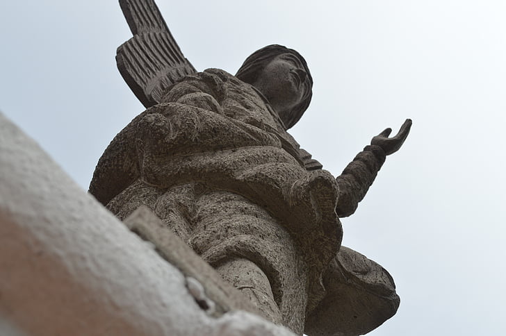 statue, Angel, kirke