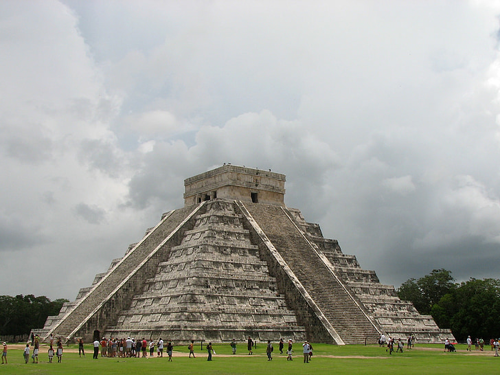 Chichen itza, pyramida, Mexiko, Aztékové, Mayové, Inkové