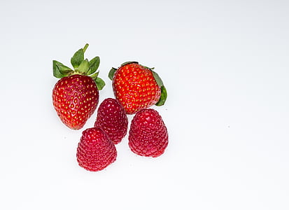 maasikas, puu, värske, punane, Armas, maitsev