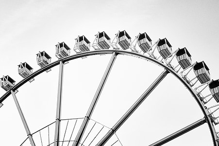 Ferris wheel, Brēmene, tirgus, Bremer freimarkt, gada tirgus, aplis