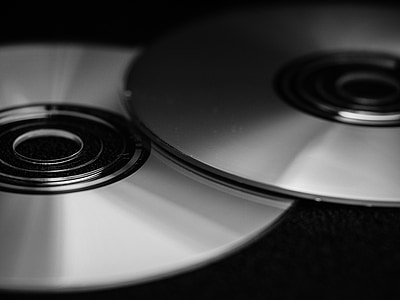 CD, DVD, en blanc, ordinador, mitjà de dades, refracció, vítria