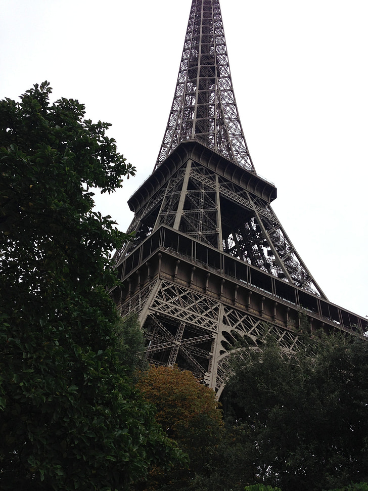Torre Eiffel, punt de referència, arquitectura, París, França, Europa, francès