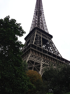 Eiffeltårnet, vartegn, arkitektur, Paris, Frankrig, Europa, fransk