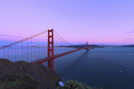 Most, Kalifornie, most Golden gate, orientační bod, San francisco
