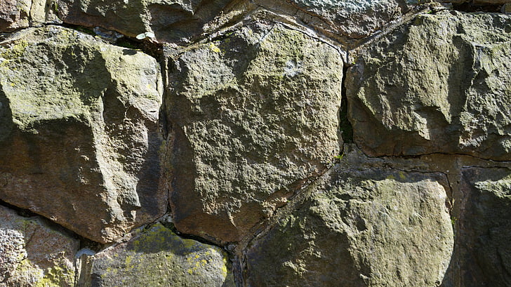 piedras, pared, piedra natural, albañilería, fondos, pared - característica del edificio, patrón de