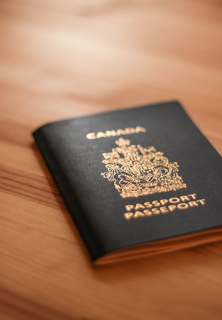 passaport, Canadà, document, identificació, canadenc, viatges, vacances