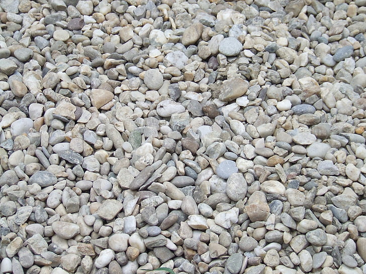 kavics, homok, kövek, sétány, kavicsos, vagy objektumok csoportja, full-frame