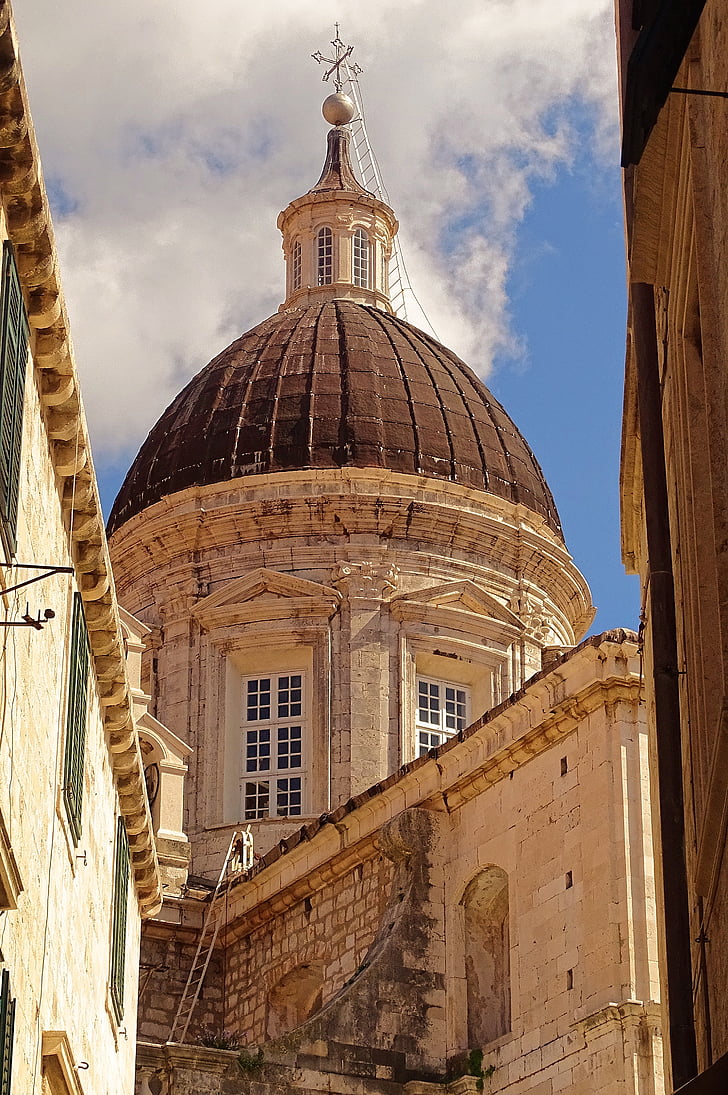katedrala, Velika gospa, Dubrovnik, Hrvaška, cerkev, starinsko, Evropi