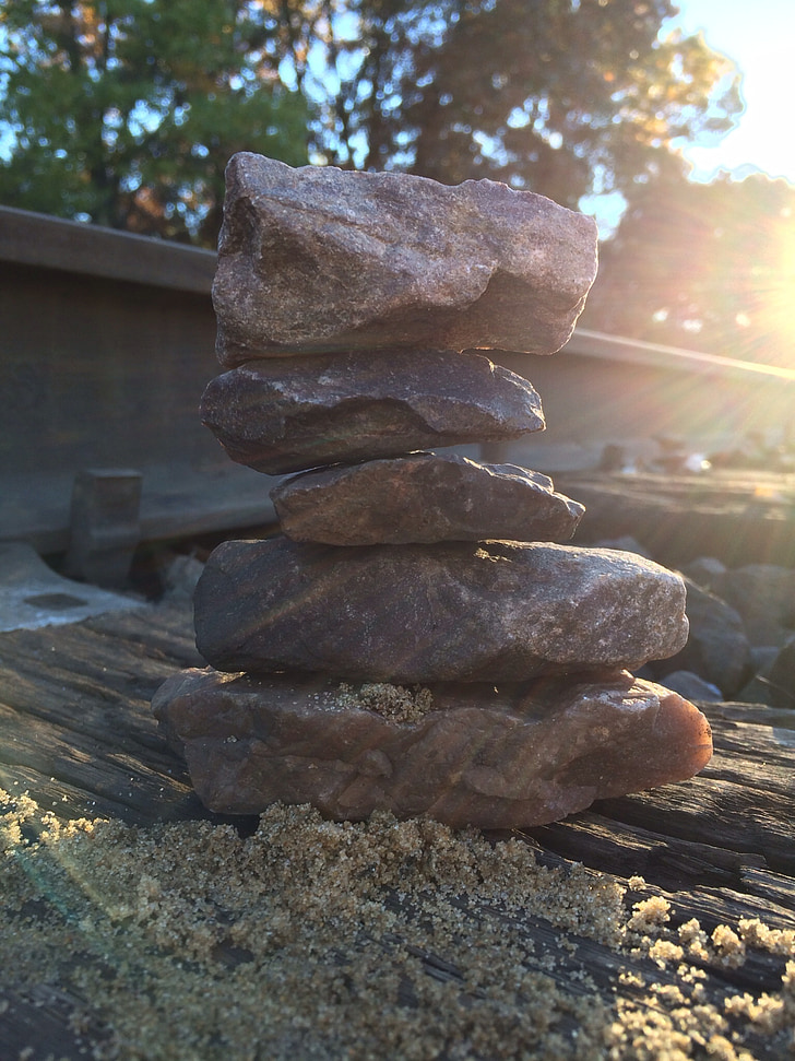 stacking stones, rocks, relaxation, balance, stone, natural, tranquil