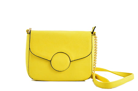 žuta torba, modni, torbu na ramenu