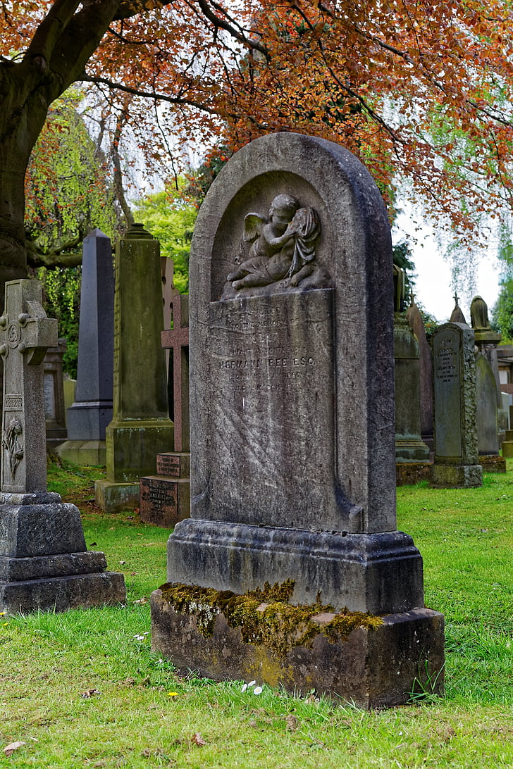 Dekanus, hage, kirkegården, Edinburgh, Skottland, Storbritannia, mystikk