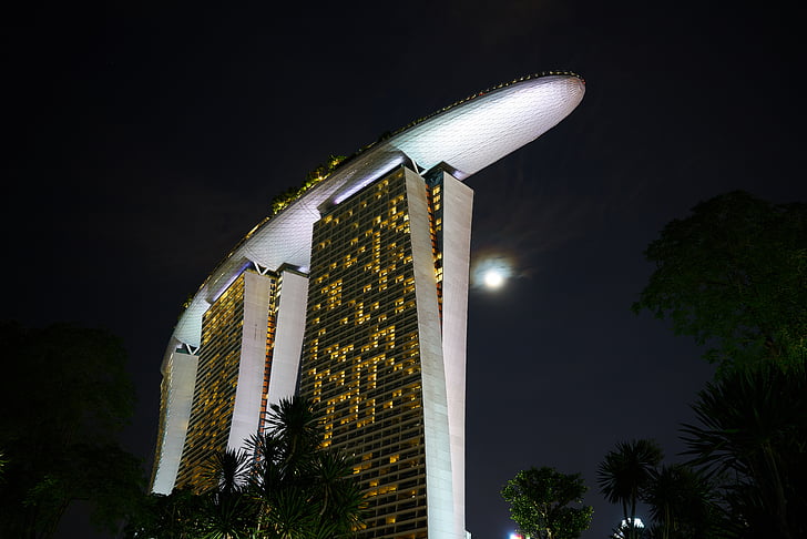 Singapur, Luxus, asiatische, herrliche, Architektur, Reichtum, zeitgenössische