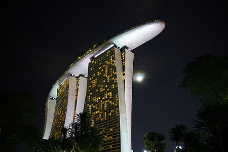 Singapore, luxe, Aziatische, prachtige, het platform, rijkdom, hedendaagse
