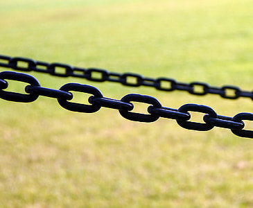 catena, link, collegamento a catena, metallo, forte, forza, incatenato