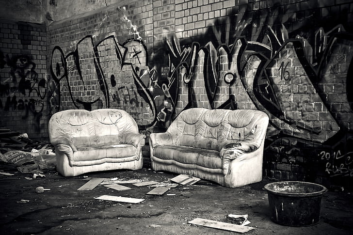 verloren plaatsen, kamers, sofa, stoel, meubilair, verlof, pforphoto