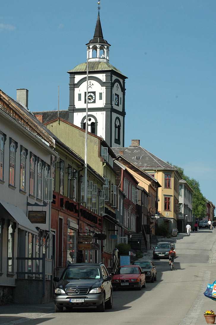 Røros, Norra, kirik, arhitektuur, Street