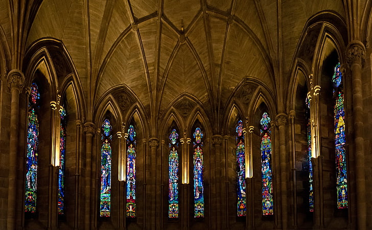 Abtei, Glas, Religion, Architektur, Kirche, Gebäude, Fenster
