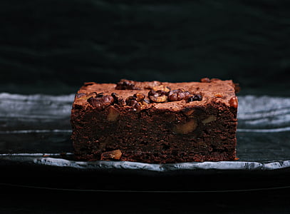 baking, brownie, chewy, chocolate, delicious, dessert, food