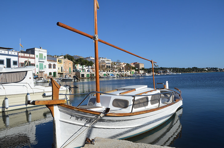 navire, Mallorca, Portocolom, vacances, botte, îles Baléares, Espagne