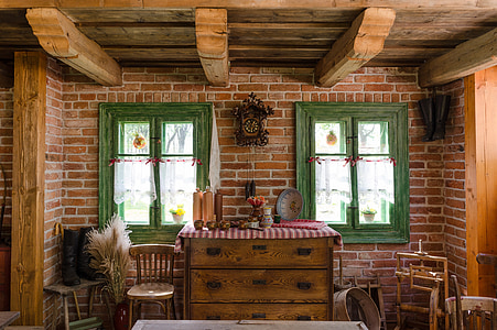 Zimmer, des ländlichen Raums, alt, Land, nach Hause, Indoor, Holz - material