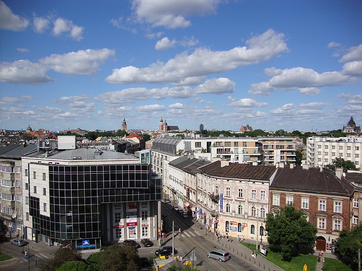 Kraków, Polija, arhitektūra, pieminekļu, Vecrīgā