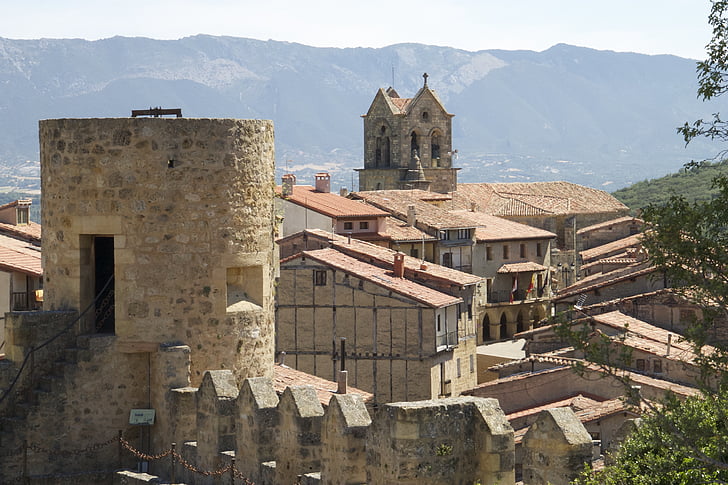 Burgos, Castell, fortalesa, ruïnes, Cerro de Sant miguel, Espanya