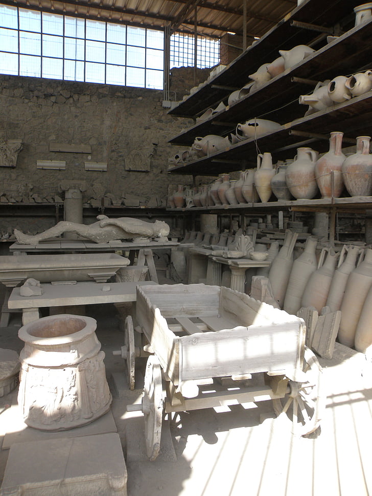 Pompeia, Itàlia, història, Arqueologia, troballes, l'antiguitat, indústria