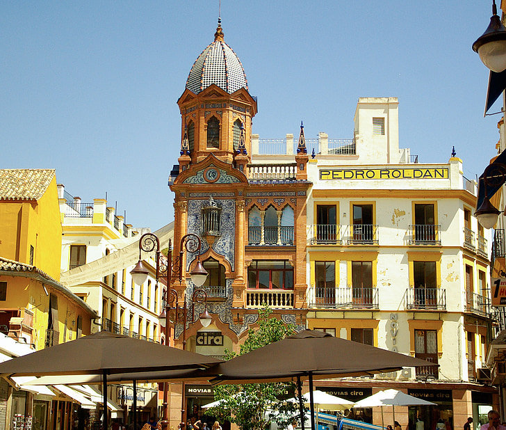 Испания, Андалусия, Севиля, Барок, архитектура, Европа, Известният място