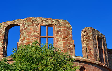 Heidelberg, Castello, Heidelberger schloss, Germania, costruzione, architettura, rovina
