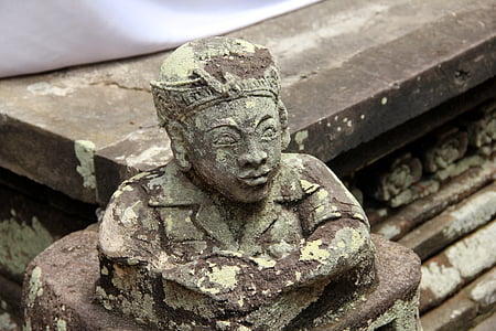 Kamienna statua, Indonezja, Bali, Świątynia, posąg, Budda, Rzeźba