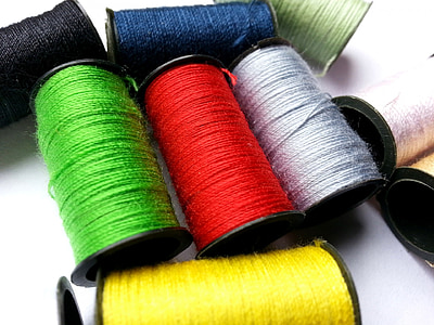 tkanje, tiskanje v ozadju, tuljava, Šiviljski, šivanje, barva, barve