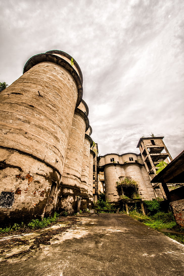 Taller, ruïnes, gran angular, Dongguan