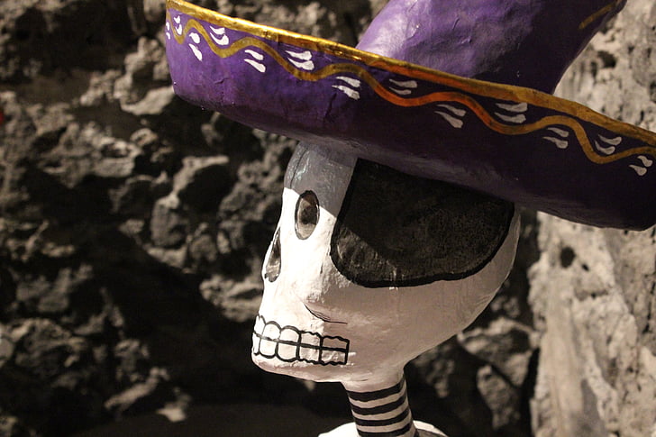 siūlo, mirusiųjų diena, Meksika, kultūra, tradicija, calaca