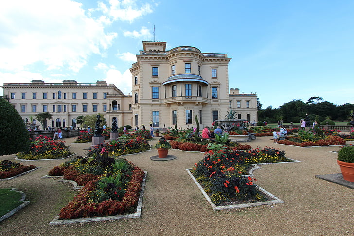 England, Schloss, Victoria-Garten, Garten