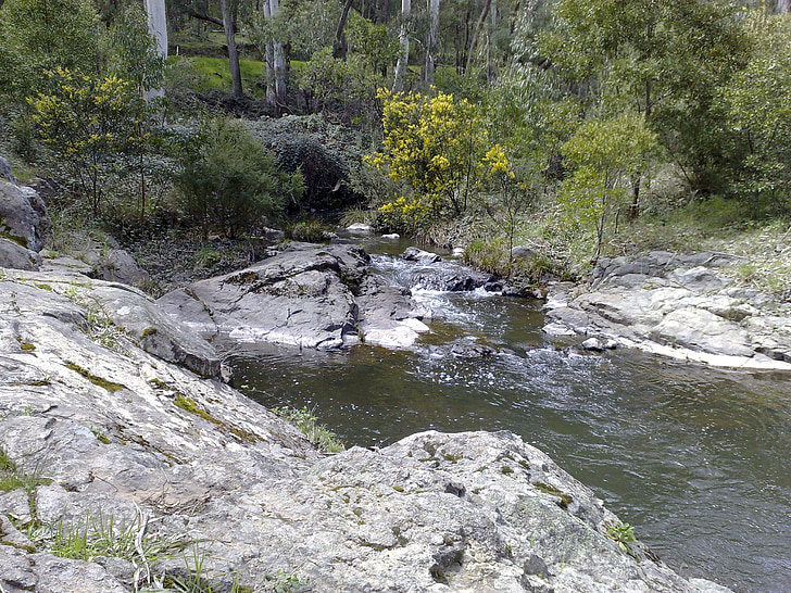 odkryty, Rzeka, Australia, Natura, wody, krajobraz, naturalne