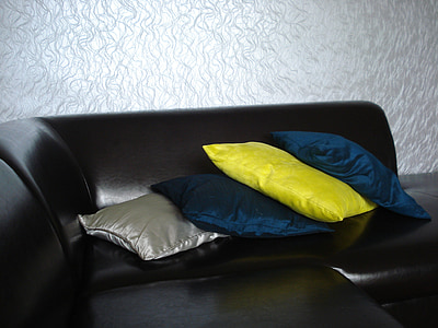 sofos, dekoratyvinės pagalvėlės, poilsis, svetainė, apdaila, Apartamentai, dizainas