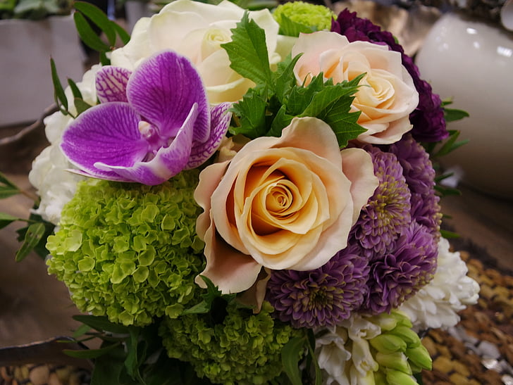 λουλούδια, μπουκέτο, Συγχαρητήρια, γενέθλια, τριαντάφυλλο - λουλούδι, Γάμος, λουλούδι
