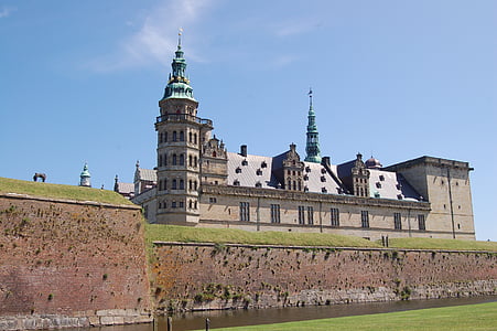 hrad, Hamlet, Dánsko, Helsingor