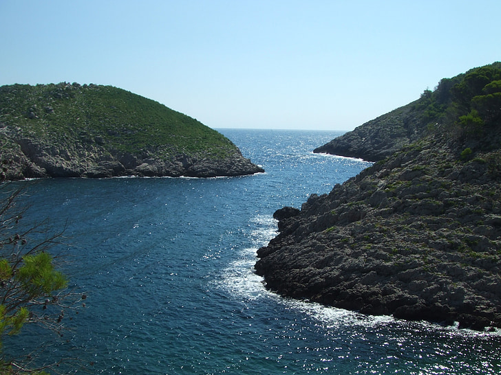 Costa, Brava, natur, sjøen, Middelhavet