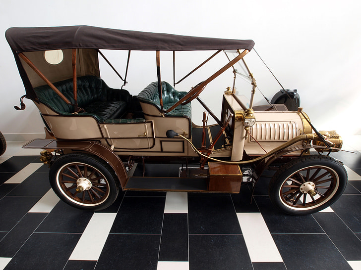 Spyker 1907, bil, Automobile, fordon, motorfordon, maskin, träfiberskivor