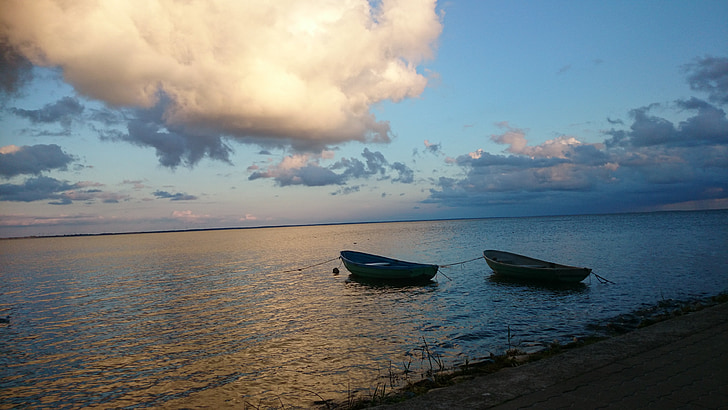lodě, abendstimmung, Já?